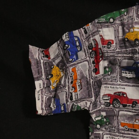 KLOZ FOR KIDS | size 5 | Colorful Cars All-Over Print Button-Up Casual Shirt - Picture 9 of 15